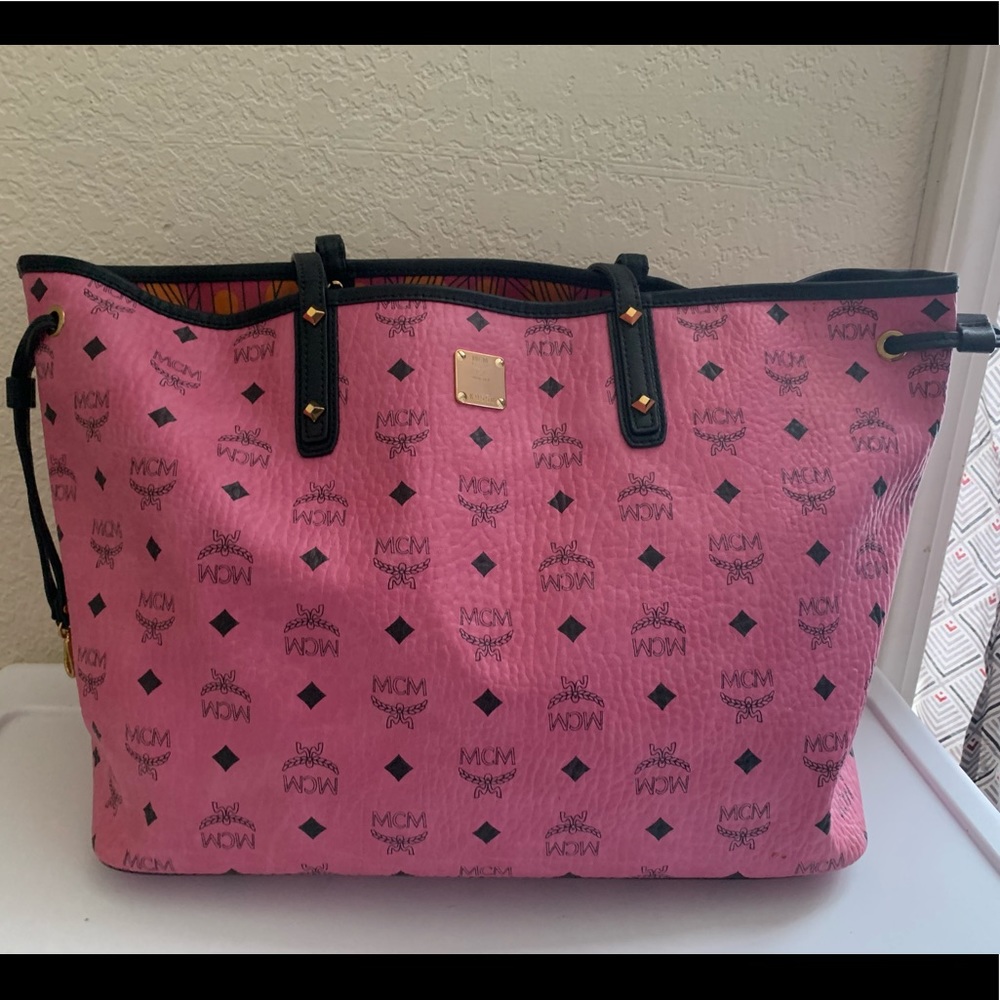 MCM Visetos Reversible Tote
